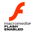 Macromedia Flash Enabled Logo